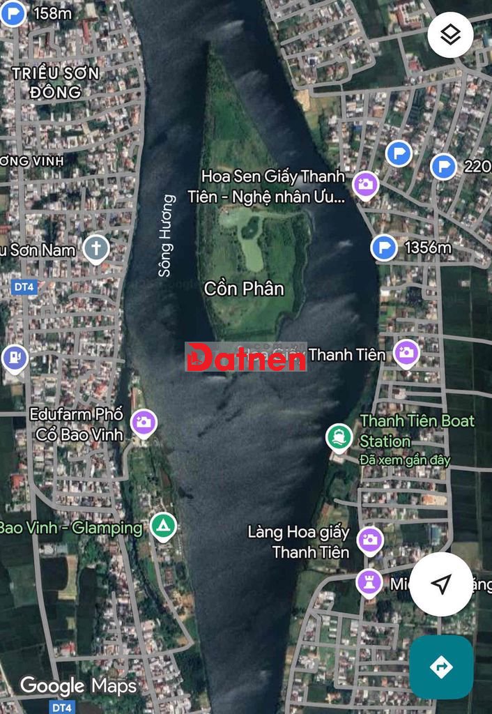 ĐẤT PHÚ MẬU - VIEW SÔNG HƯƠNG - 2 MẶT TIỀN