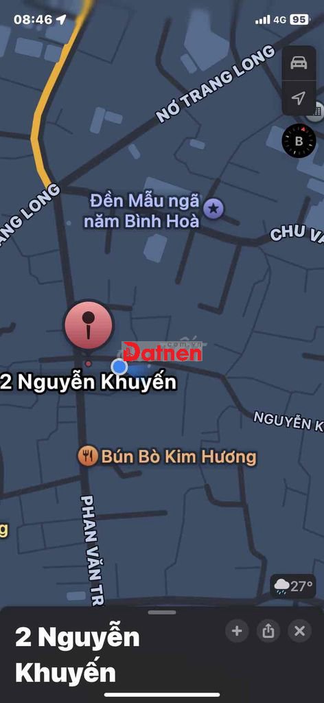 Bán đất mặt tiền đường Nguyễn khuyến.p 12-trung tâm bình thạnh-