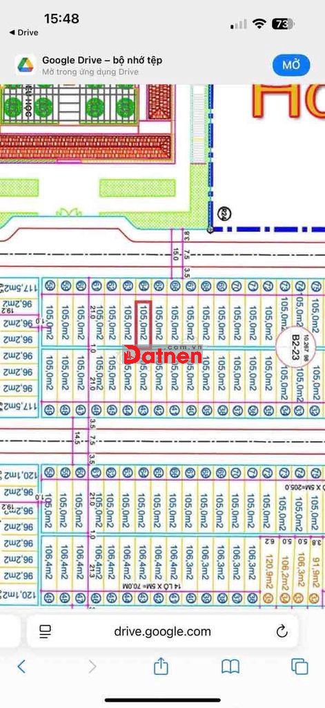 bán lô đất mặt tiền kinh doanh đường 7m5 Lê Hiến Mai