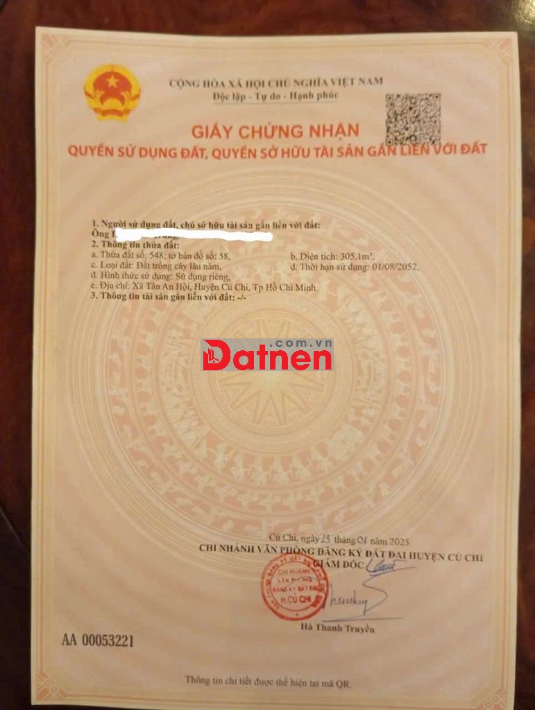 Bán đất gia đình