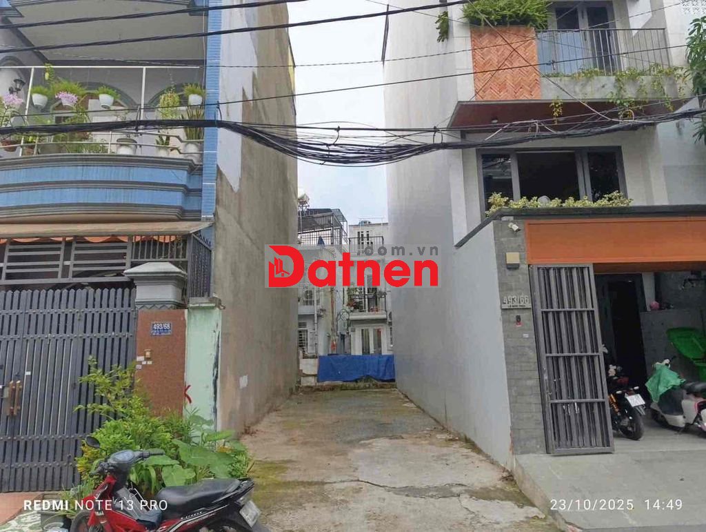 Lô Đất 4x15, Hẻm 8m, Lê Đức Thọ P16 GV