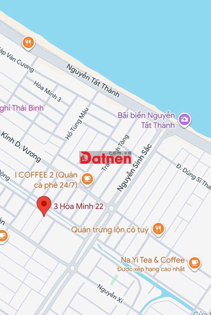 Cần bán lô đất MT Hoà Minh 22 - gần biển Nguyễn Tất Thành