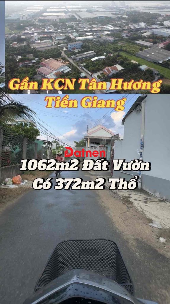 1062m2 Đất Vườn đường Nhựa gần KCN Tân Hương