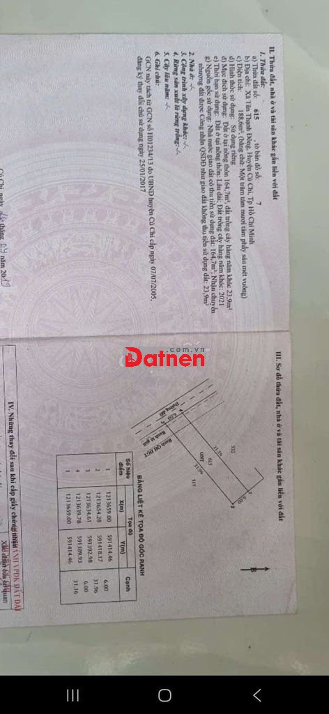 Đất củ chi full thổ cư