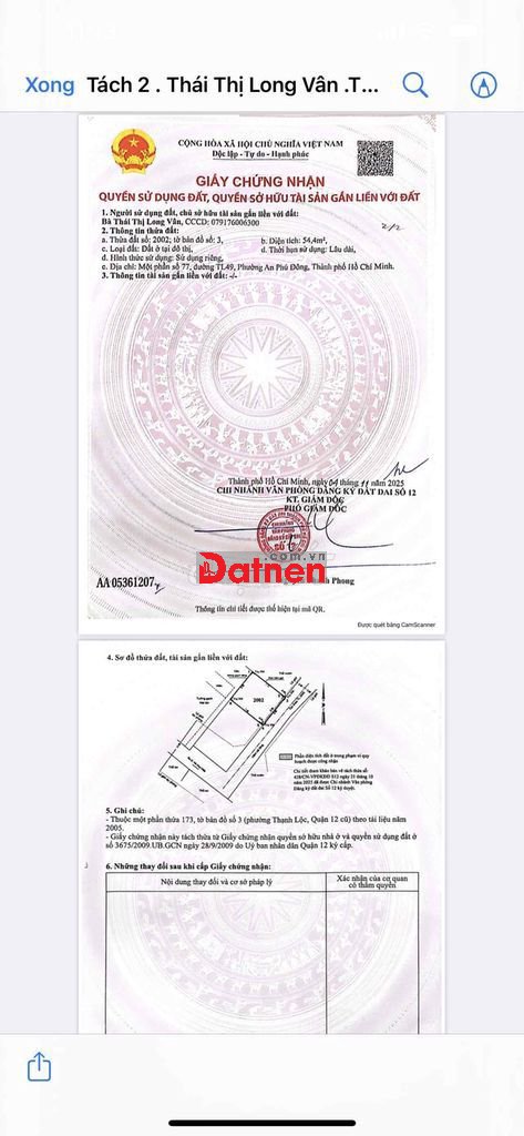 Đất an phú đông mặt tiền rạch an phú đông 09