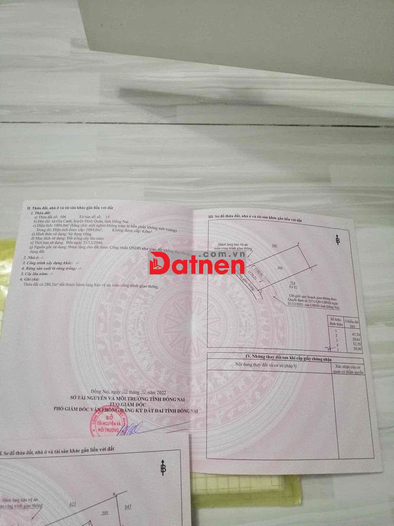 bán đất gia canh