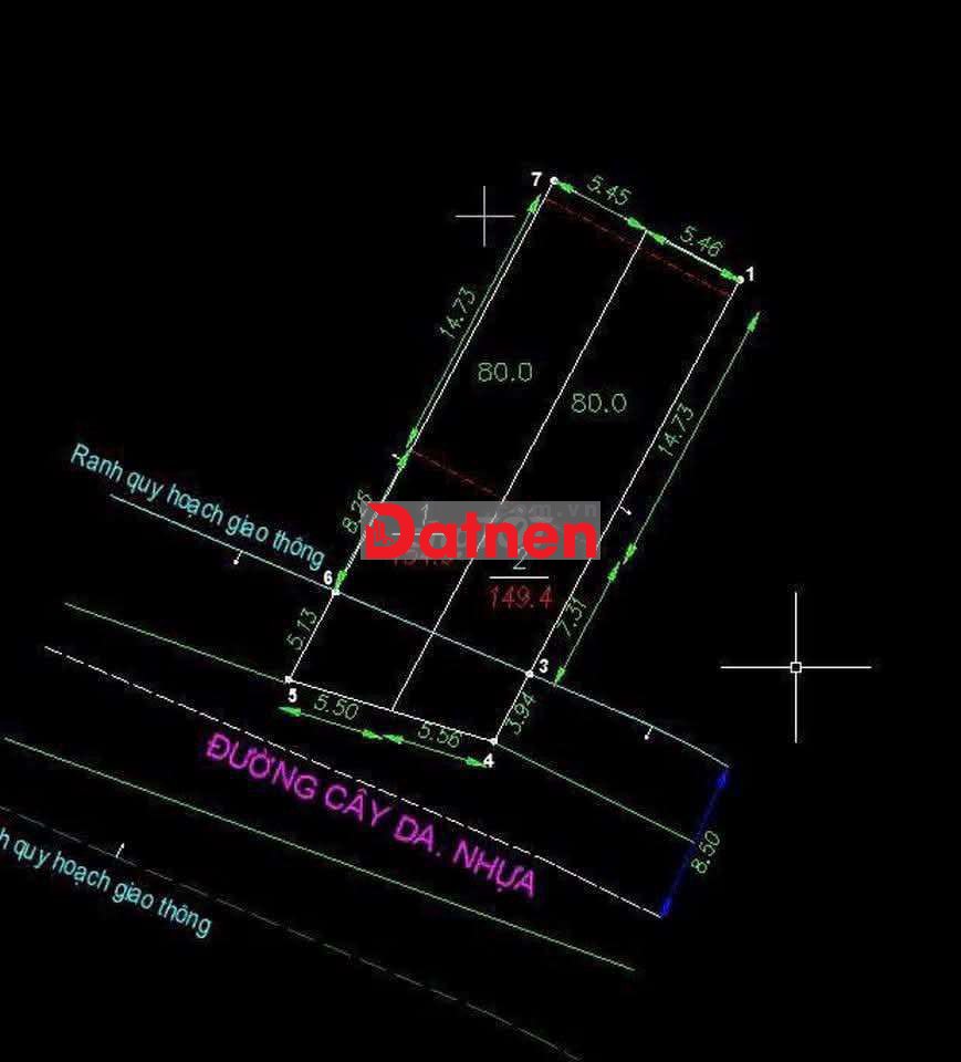 Bán Đất mặt tiền đường Cây Da Tân Bình Dĩ An