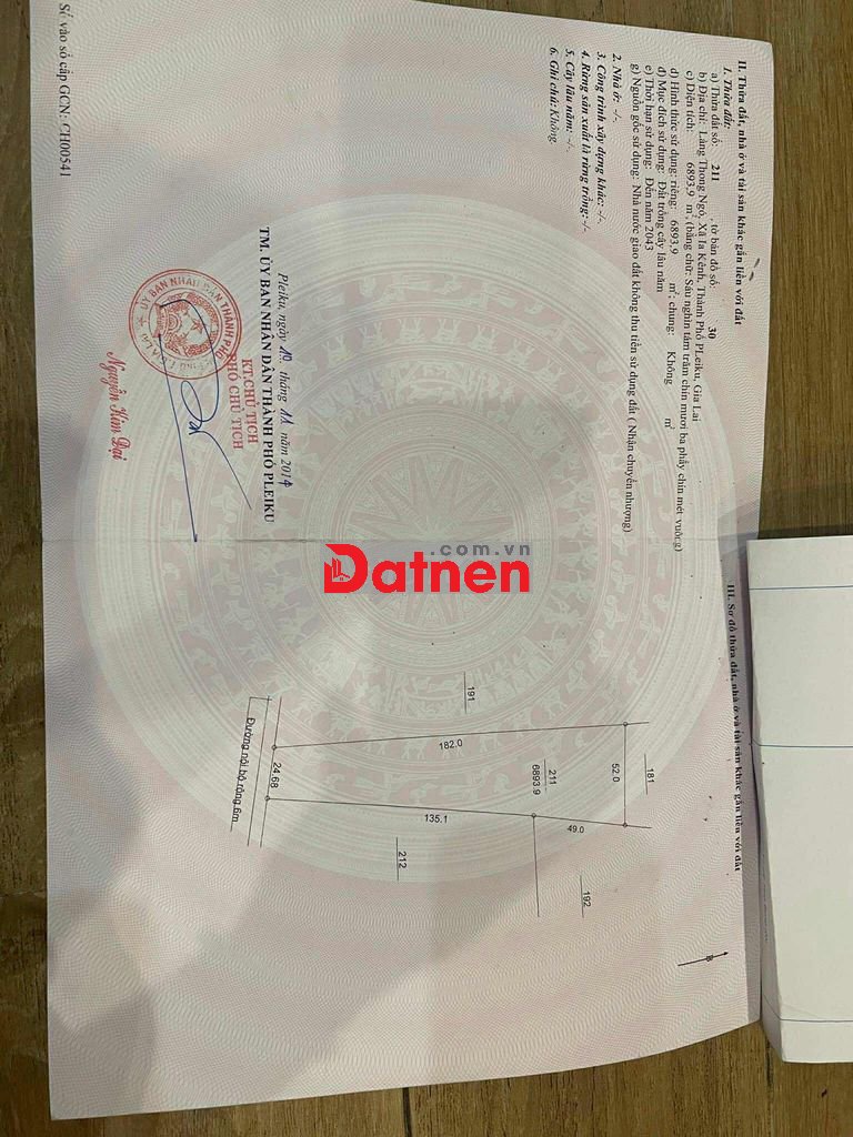 Đất Cafe - TP Pleiku - Gia Lai