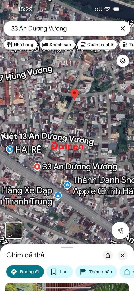 ĐẤT XÂY TRỌ KIỆT Ô TÔ . AN DƯƠNG VƯƠNG . TP HUẾ