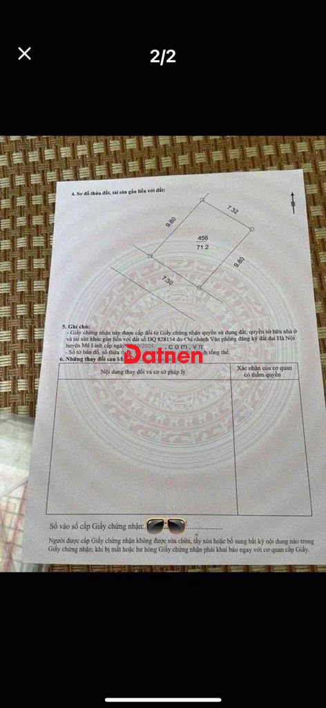 Đón sóng cầu Thượng Cát- 71,2m2 Tráng Việt- Mê Linh