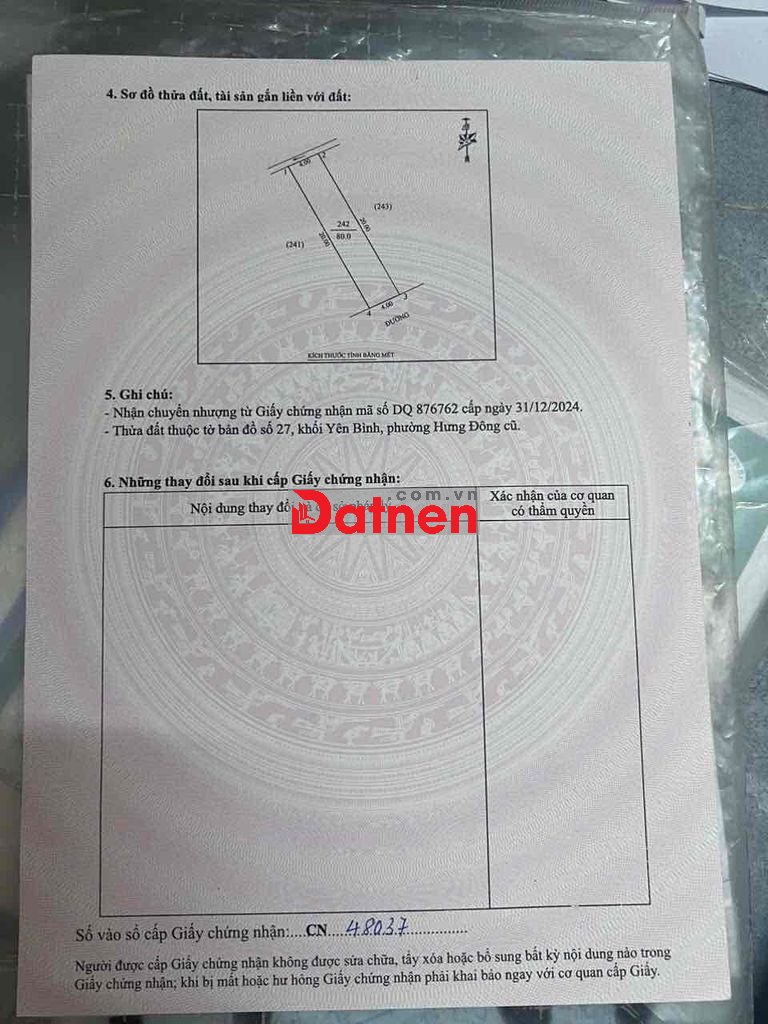 bán đất chính chủ