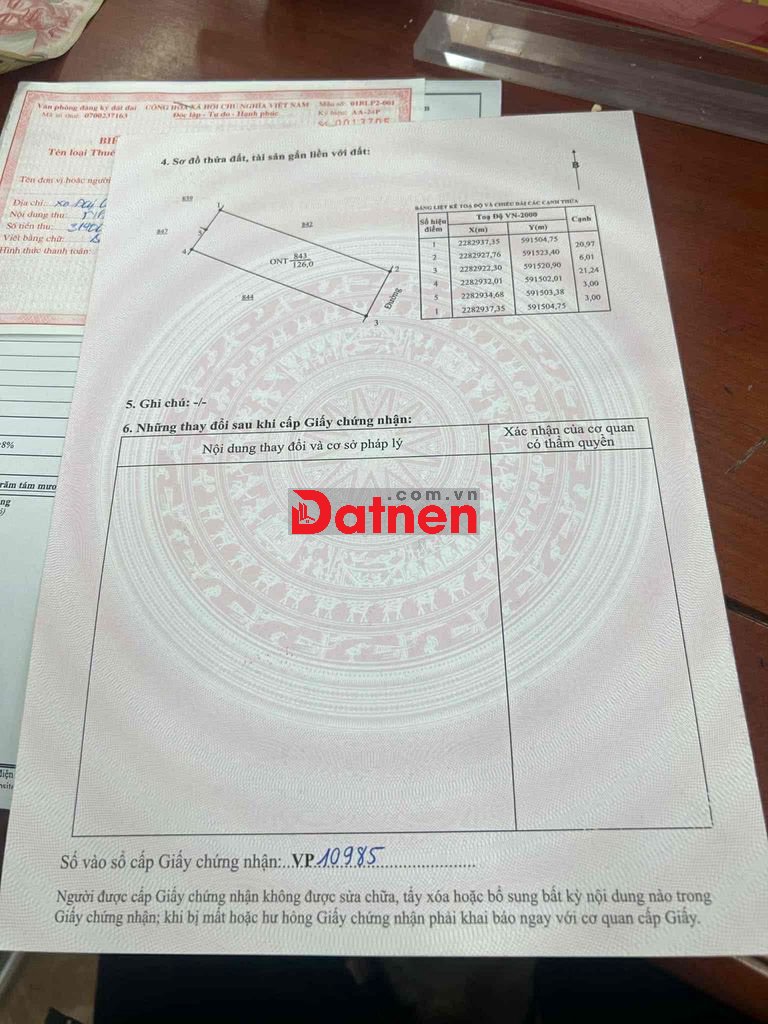 bán đất đấu giá đại cương kim bảng,