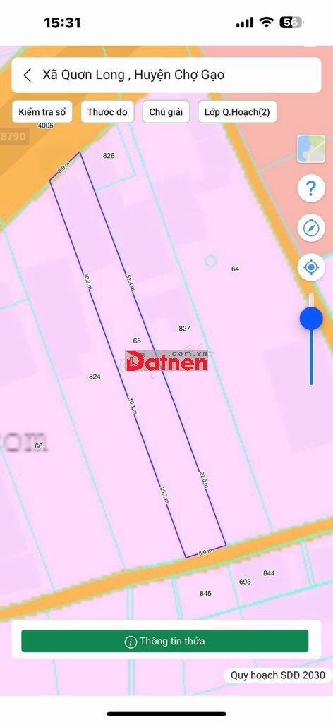 CHÍNH CHỦ CẦN RA ĐI GẤP LÔ ĐẤT TẠI CHỢ GẠO - TIỀN GIANG