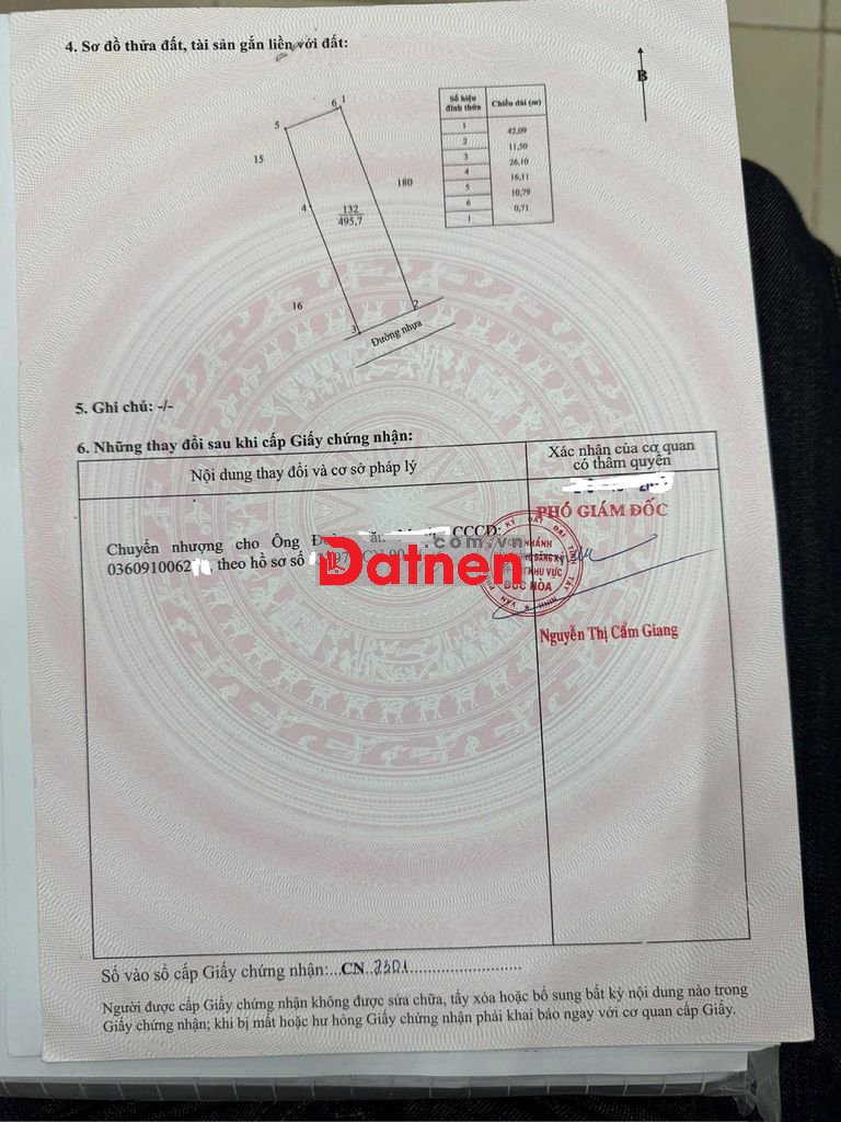 Bán đất thổ cư Mỹ Hạnh Nam Đức Hoà Long An