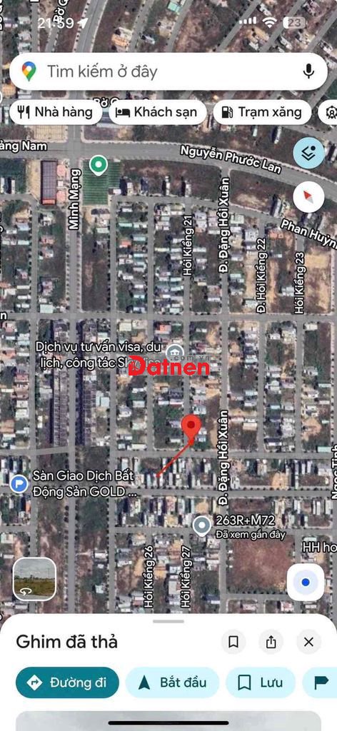 BÁN LÔ ĐẸP HÓI KIỂNG 21 – B2.74 NAM HÒA XUÂN GẦN MINH MẠNG SẠCH ĐẸP