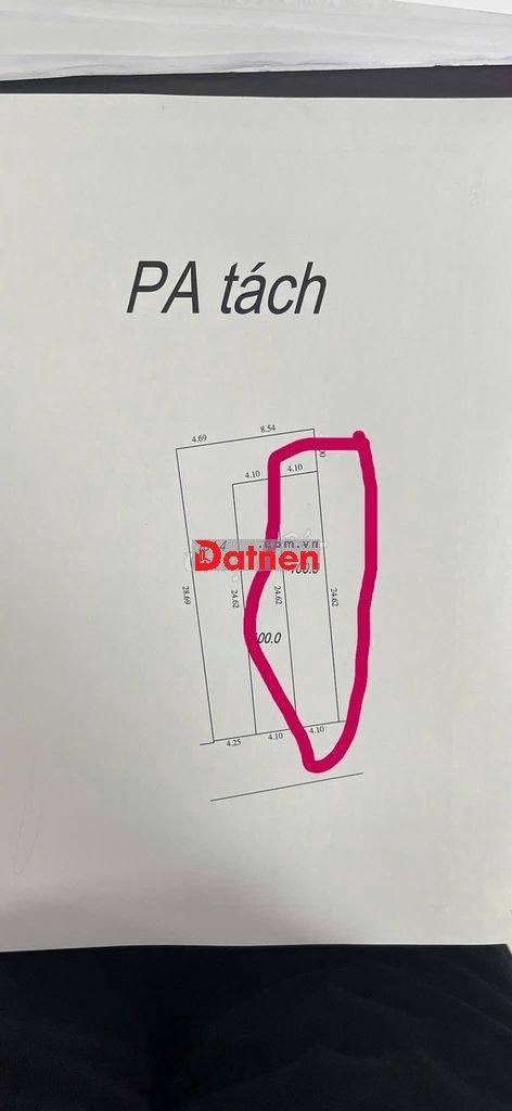 Đất sổ đỏ 100m, đường ngọc thuy