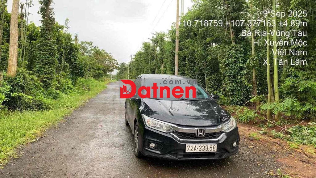 BÁN ĐẤT ĐẸP TÂN LÂM – XUYÊN MỘC, BRVT GẦN HỒ SÔNG RÁY