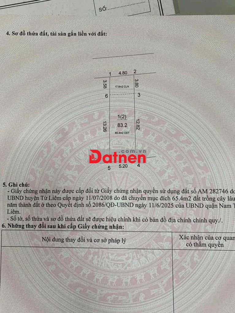 Tôi có miếng đất thổ cư 83m2 tại Xuân Phương Hà Nội đang cần bán gấp.