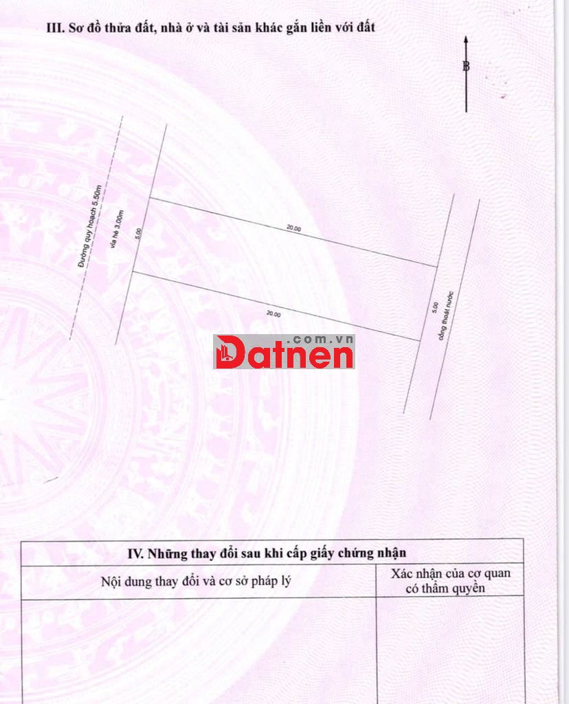 Bán đất mặt tiền 5.5 khu bộ đội trinh sát phường Hòa Khánh