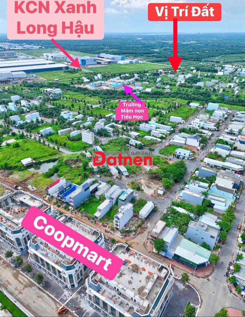 Giỏ Hàng 09 Nền Chính Chủ KDC Thái Sơn Long An, sổ hồng giá 2 tỷ 230