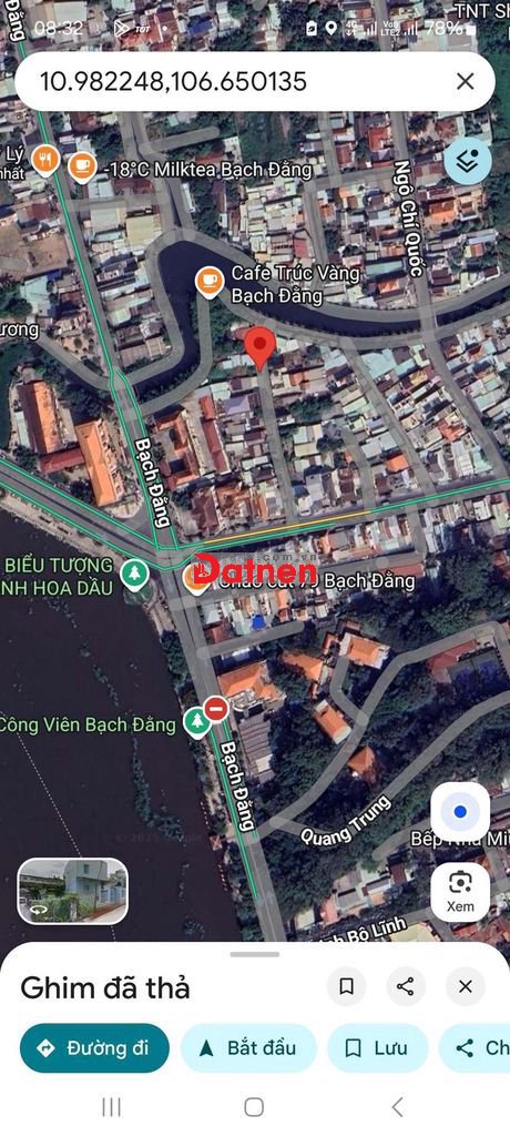 Chủ bán đất / đường Ngô Quyền , 2 mặt tiền ...