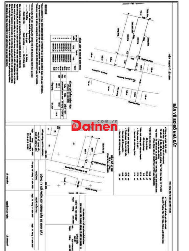 Bán Đất Mặt Tiền Kinh Doanh 5x25 Vị trí VIP- Tân Thới Hiệp