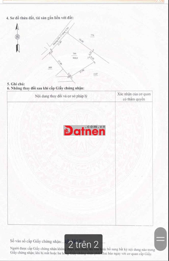 Cần bán 1424,3 m2 đất đường DX 17, Cẩm Thanh, Hội An, QNam