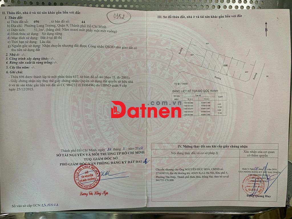 Bán đất khu dân cư ngay Cầu Ông Nhiêu quận 9