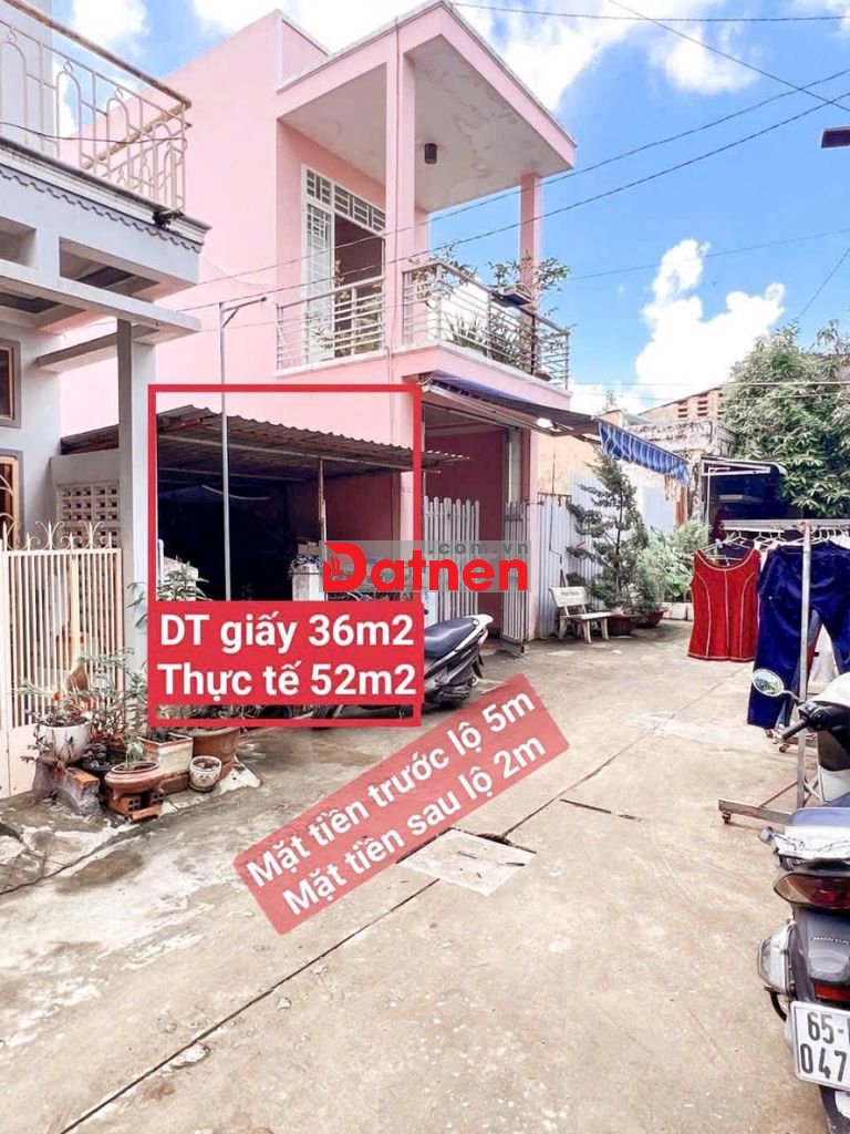 BÁN NỀN THỔ CƯ-2 MẶT TIỀN-VỊ TRÍ ĐẸP -LỘ 5M