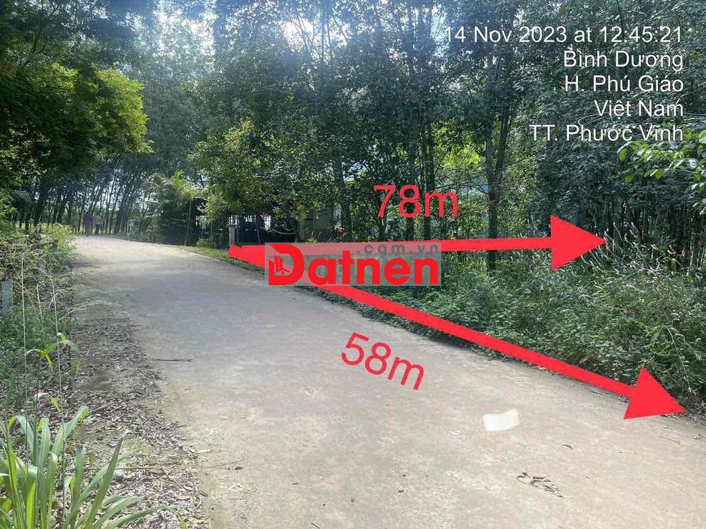 Ngân hàng thanh lý 3553m² Tại TT Phước Vĩnh, Phú Giáo, Bình Dương