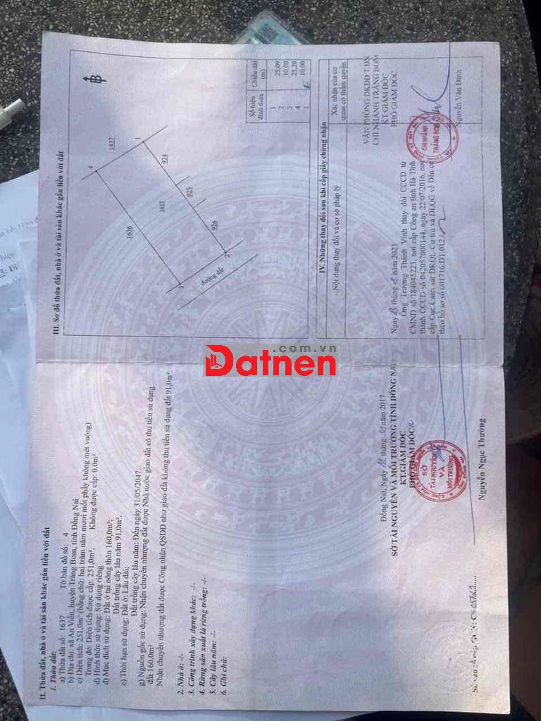 chủ gửi bán lô đất cực đẹp tại khu công nghiệp giang điền