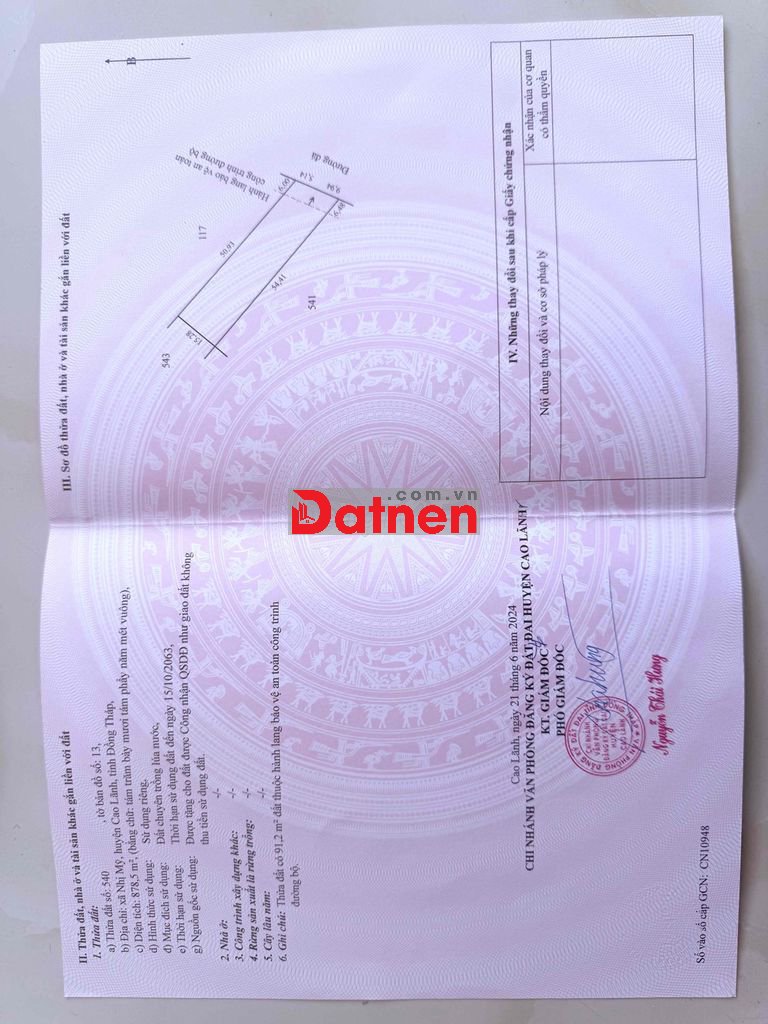 Đất Vườn Xoài