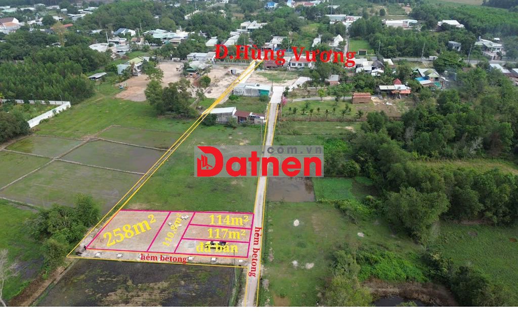 Chính chủ cần bán 5 nền thổ cư tại xã Phước An hẻm betong tới tận đất