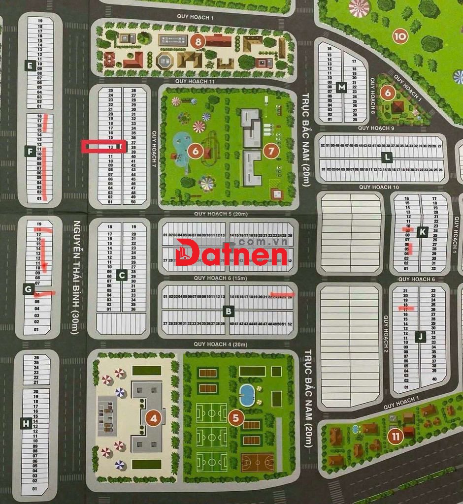 Bán đất MT Đường Nguyễn Thái Bình, CT DẦU GIÂY - BẢO LỘC - LIÊN KHƯƠNG