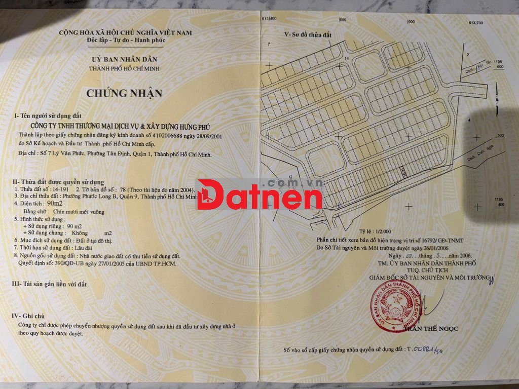 em trai cần tiền bán gấp Đất KDC Hưng Phú 1, Liên Phường,