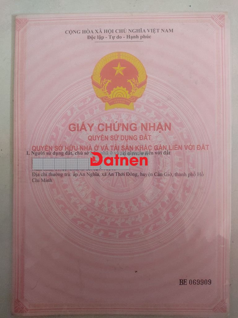 Bán đất cây lâu năm mặt tiền đường Rừng Sác, huyện Cần Giờ, TP. HCM.