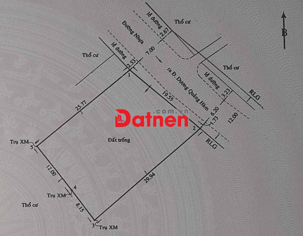 Bán Lô Đất Mặt tiền 496 Dương Quảng Hàm, P6, Gò Vấp