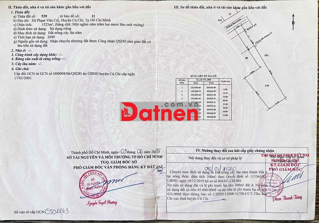 Bán đất 1867m2 500m2 thổ 2MT (9 - 21m), 14,5 tỷ tại Bàu Lách, Củ Chi,