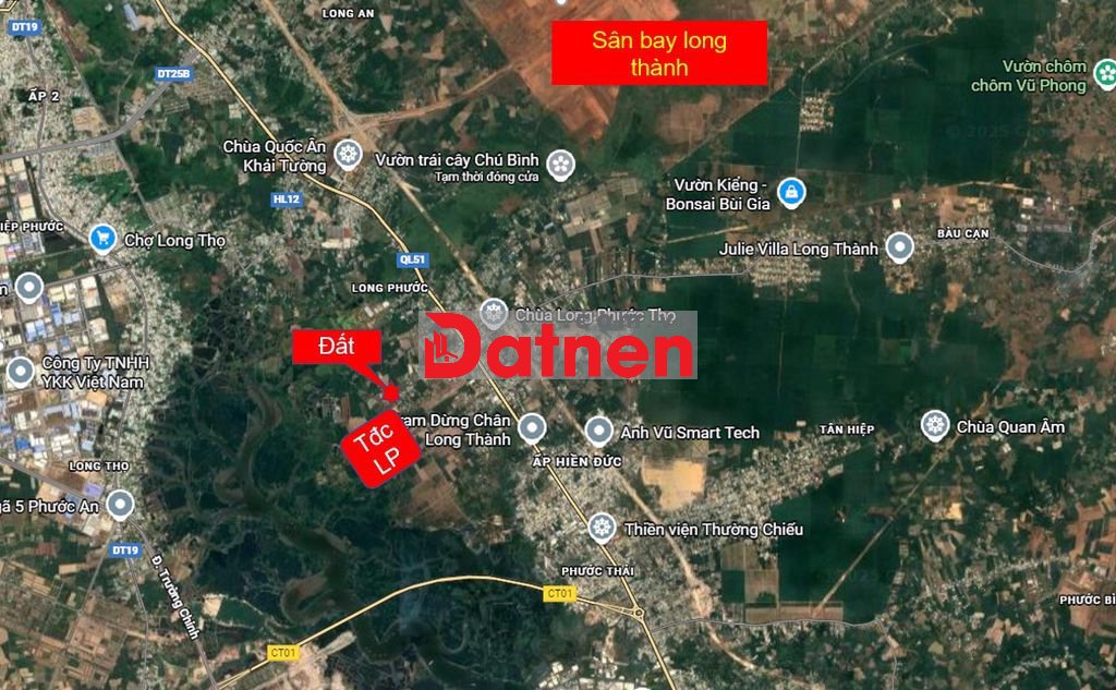 Bán đất xã Long Phước, Long Thành, sổ riêng thổ cư, giá rẻ cực tốt