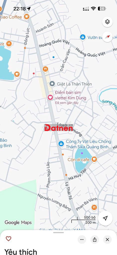 Đất mặt tiền khu sầm uất Lý Thái Tổ, gần sân bóng Cộn. 100m2(còn TL)