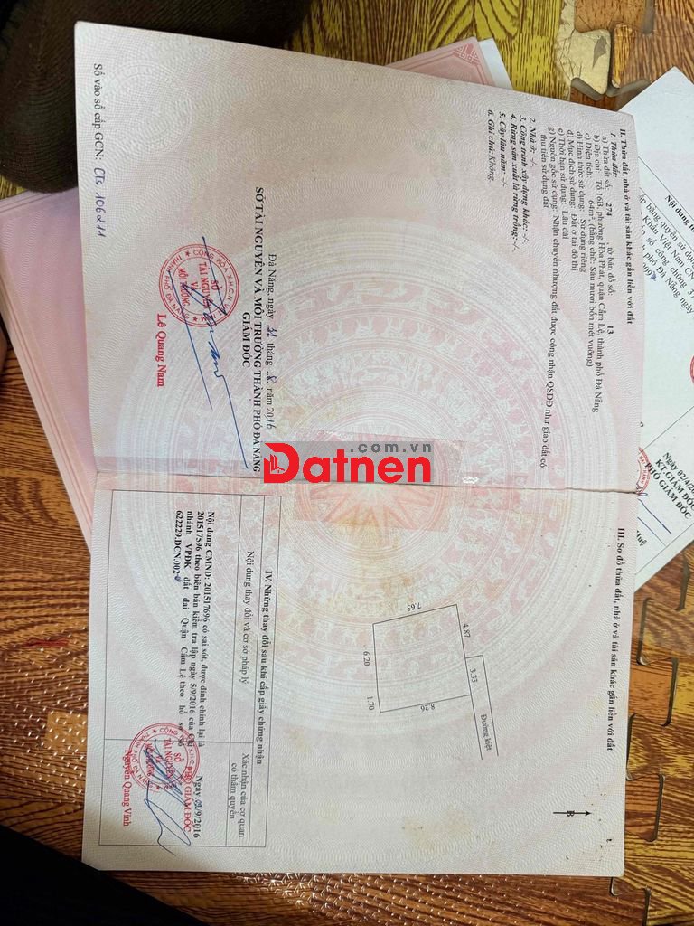 cần bán lô đất 64m2 chính chủ k892 trường chinh