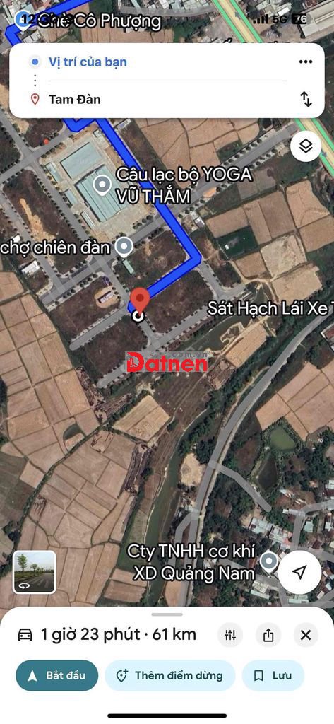 Tôi cần bán gấp lô đất cách chợ Tam Đàn huyện Phú Ninh Tam Kỳ giá 1.9t