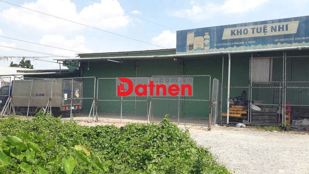 Kho hàng mặt tiền sông giáp ql13 cầu ông bố