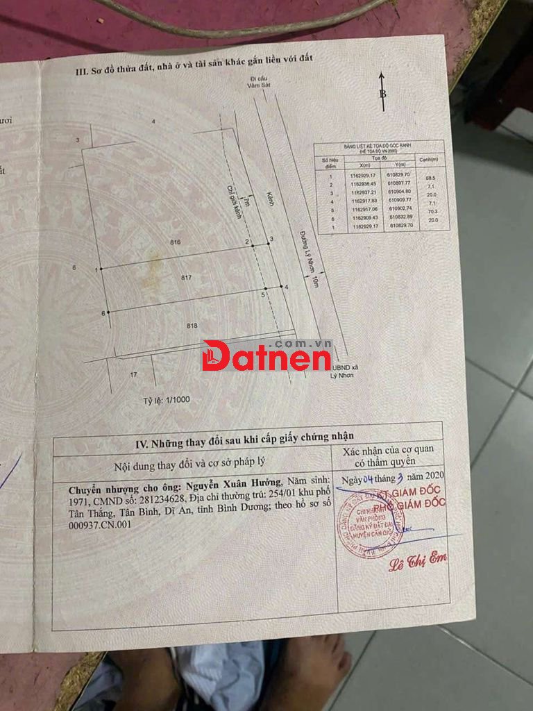 CHÍNH CHỦ CẦN BÁN ĐẤT MẶT ĐƯỜNG