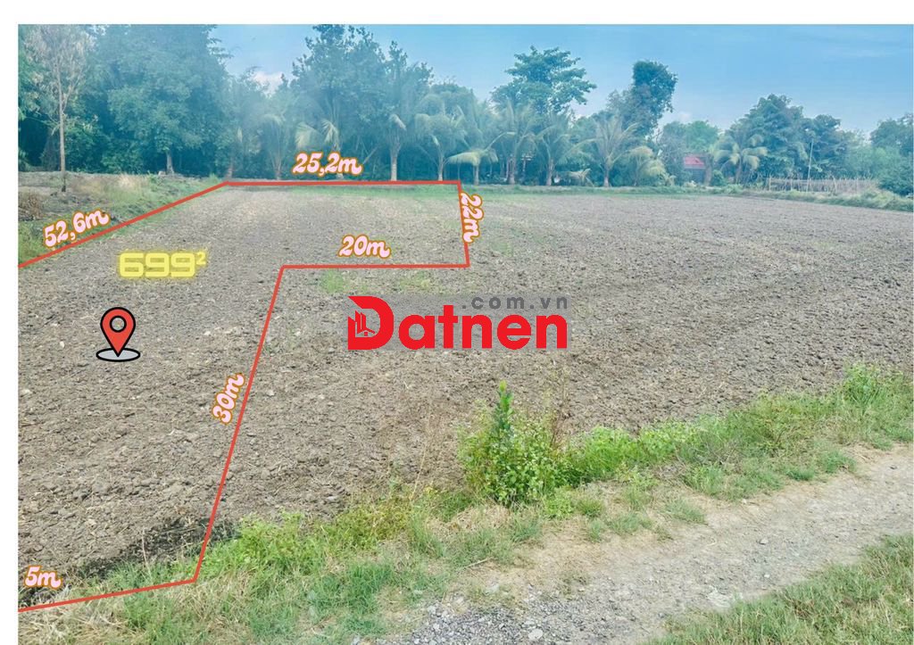 Bán gấp 699m2 đất làm nhà vườn