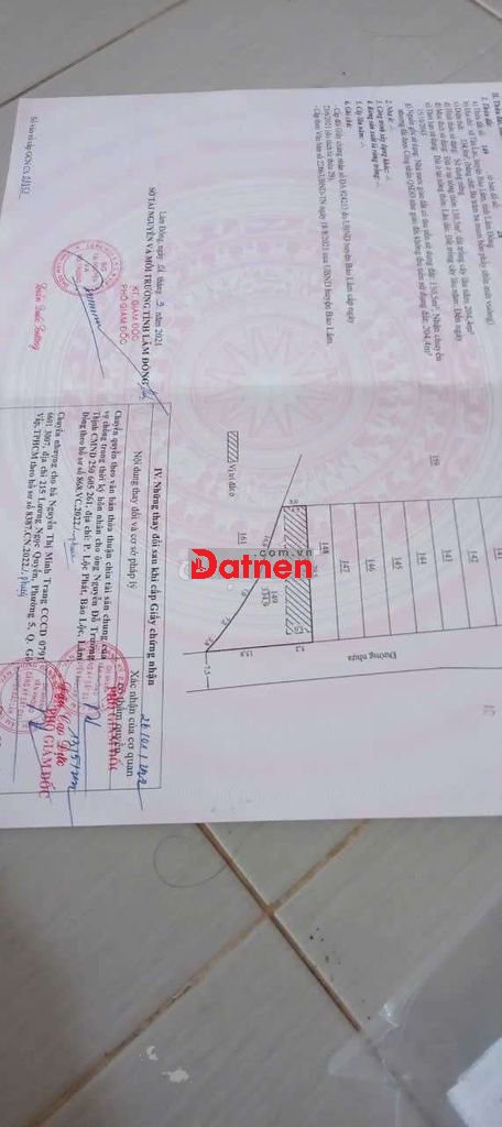 Ban dat nên Bao Lôc