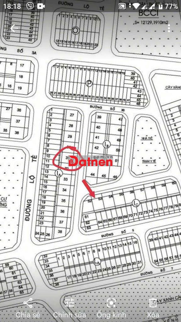 Bán đất biệt thự,ngay chợ bà hom. Đối diện BV Quốc Ánh.