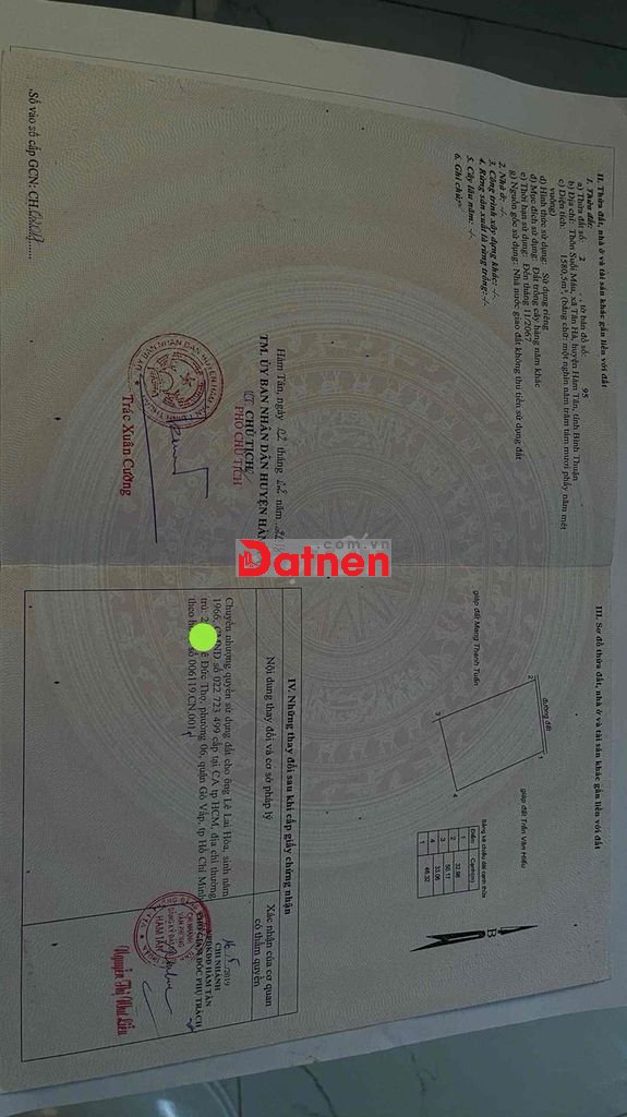 Đất đẹp view núi cách tuyến nối QL1-QL55 tầm 200 m