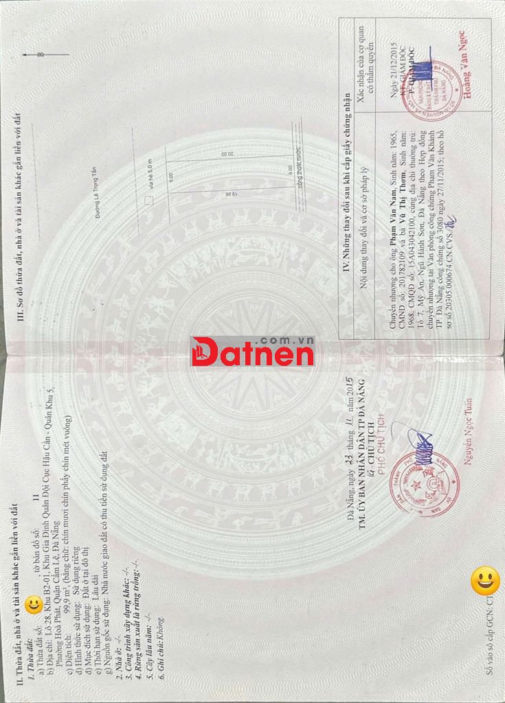 Đất Lên số nhà 187B Lê Trọng Tấn