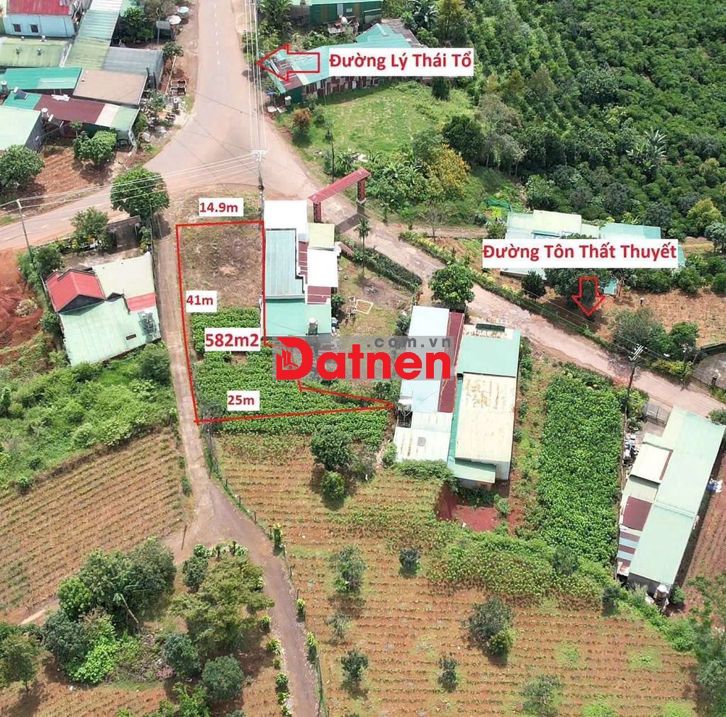 Gần 500m2 Sẵn thổ cư Mặt Tiền Ngay Phường 2 Bảo Lộc